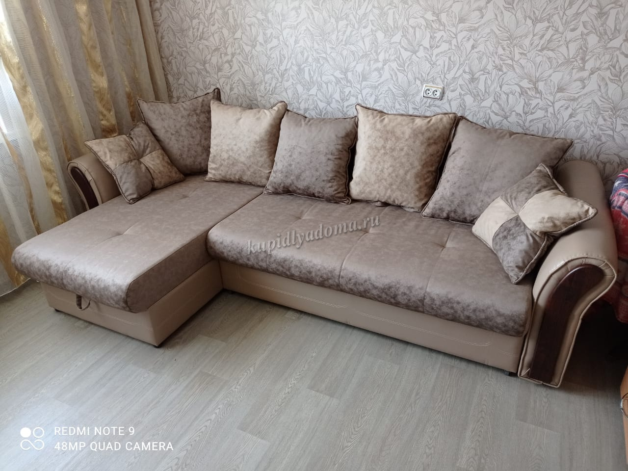 Угловой диван-кровать Адмирал независимый пружинный блок К (1 кат.) купитьв Биробиджане по низкой цене в интернет магазине мебели